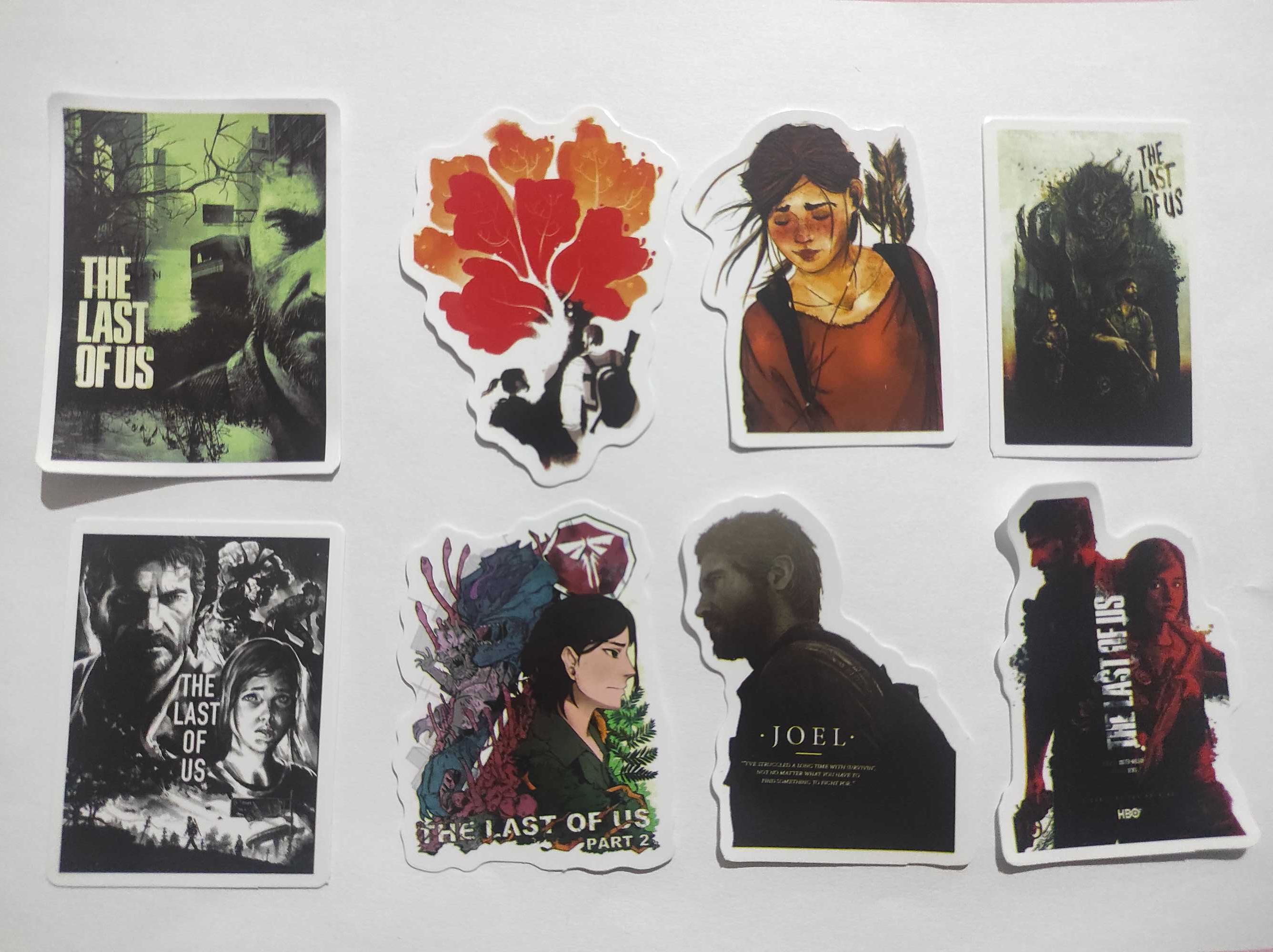 Stickers/Autocolantes com tema de The Last of Us