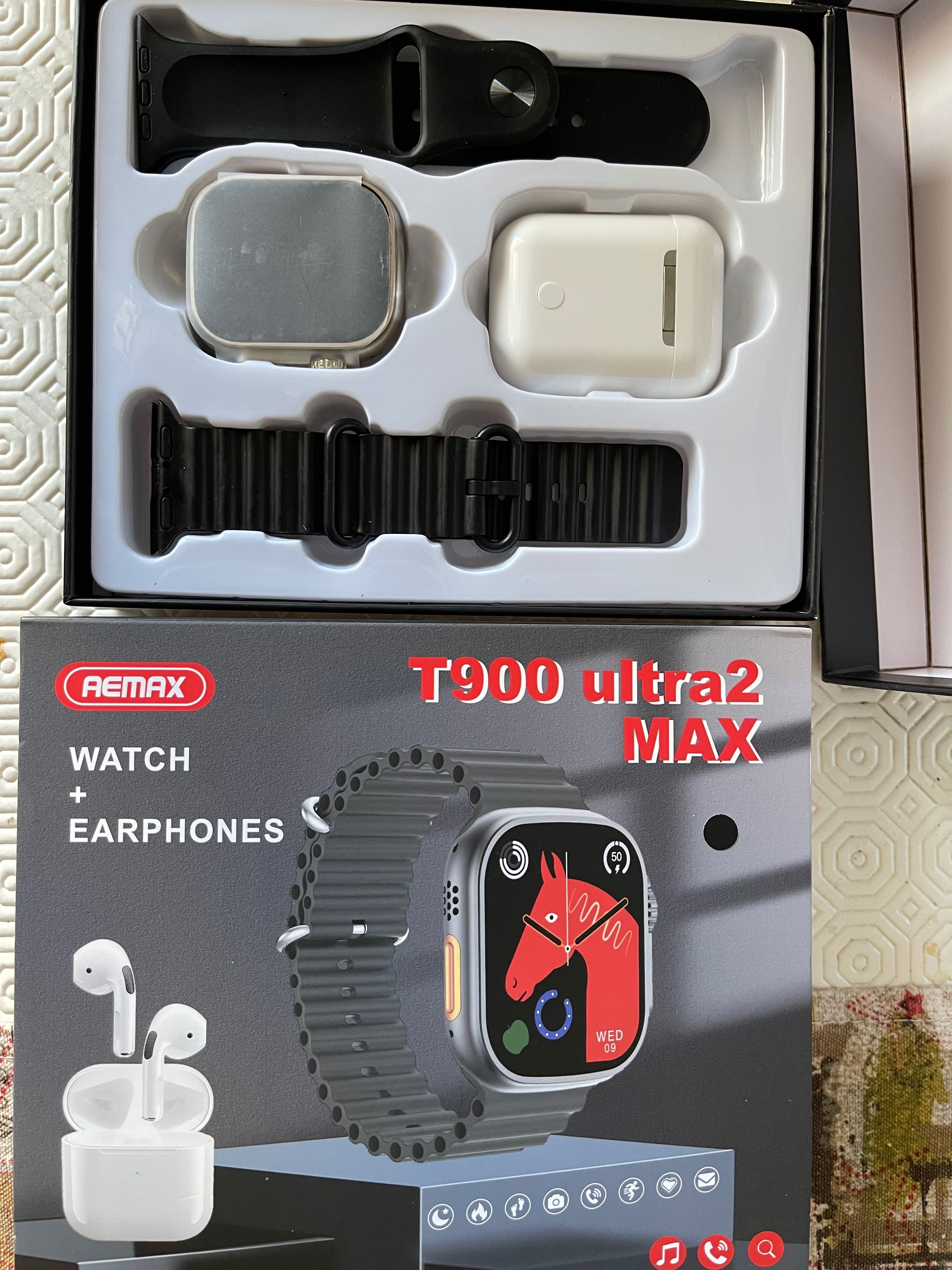Smartwatch T900 ultra 2 max
Com oferta Auscultadores