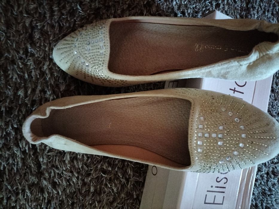 Mokasyny damskie zamszowe