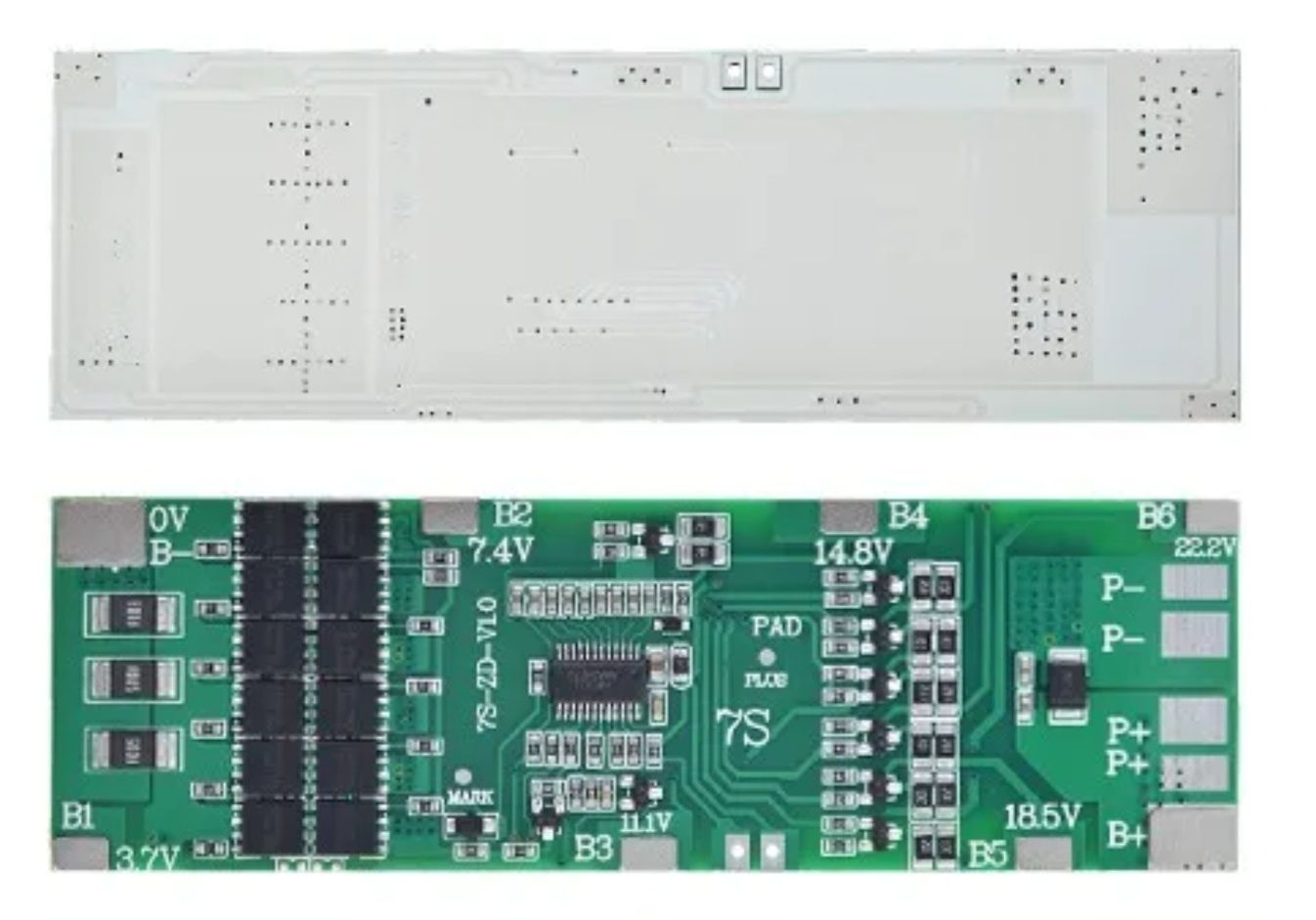 BMS 7S 30A Li-ion Плата защиты с балансиром для Li-ion аккумуляторов