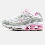 Жіночі кросівки Nike Shox Ride 2 SP Supreme білий з сірим рожевим 2338