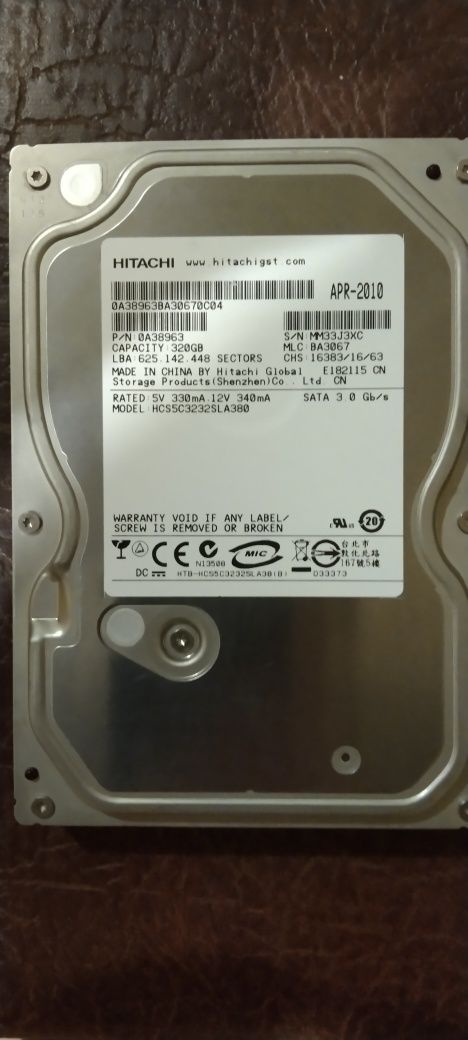 Продам 250грн (Торг)HDD 320GB