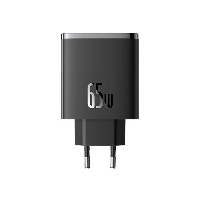 Ładowarka GaN Baseus Cube Pro 65W 2x USB-C USB-A - czarna