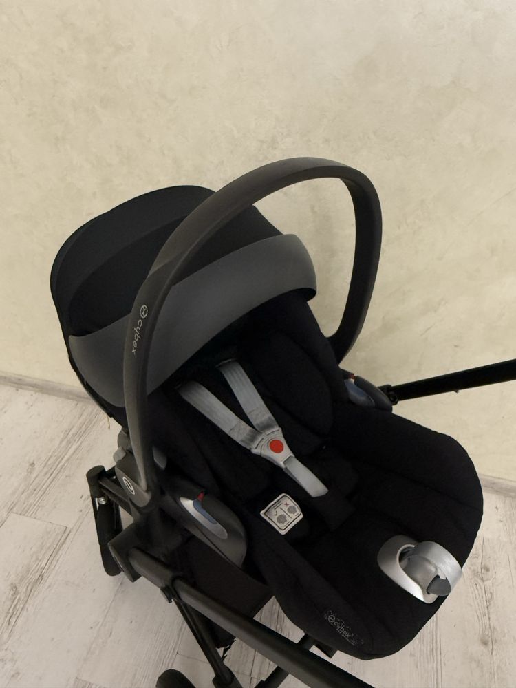 Cybex priam 3.0 комплект 3 в 1 deep black