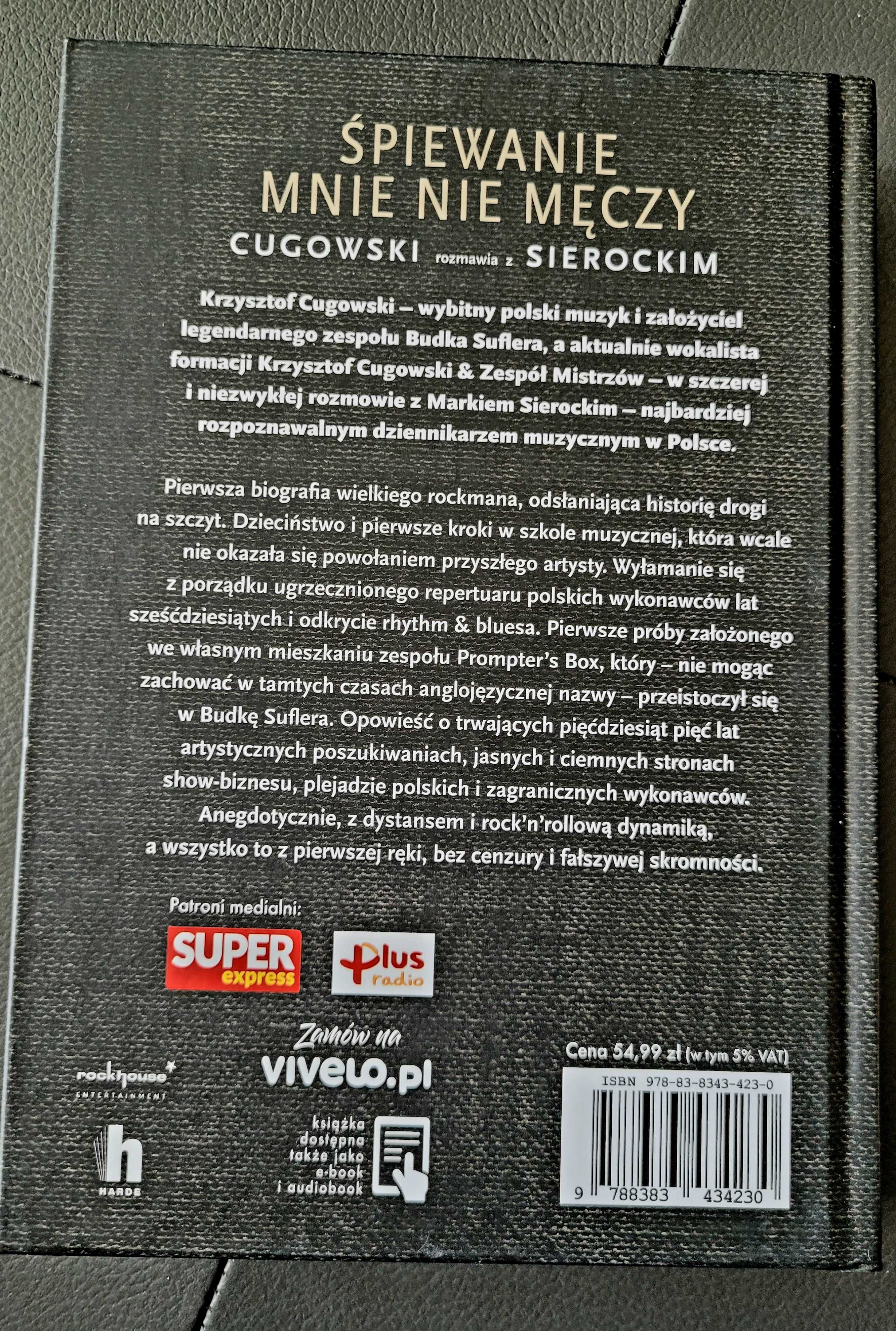 Krzysztof Cugowski książka z autografem!