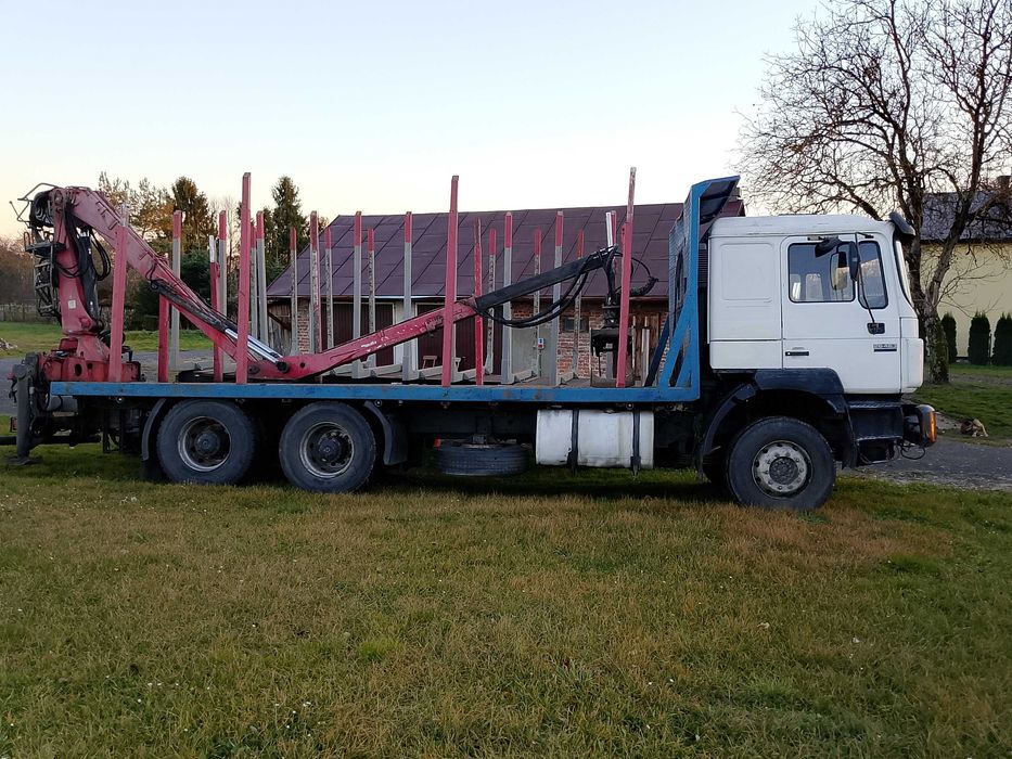 Man 6x4 do drewna, do lasu.