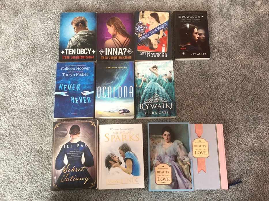 Romanse/kryminały/fantasy/ obyczajowe