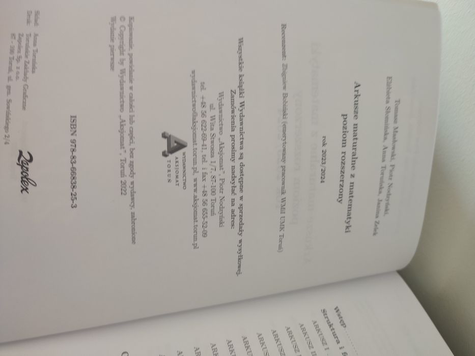 Matematyka arkusze maturalne, rozszerzony