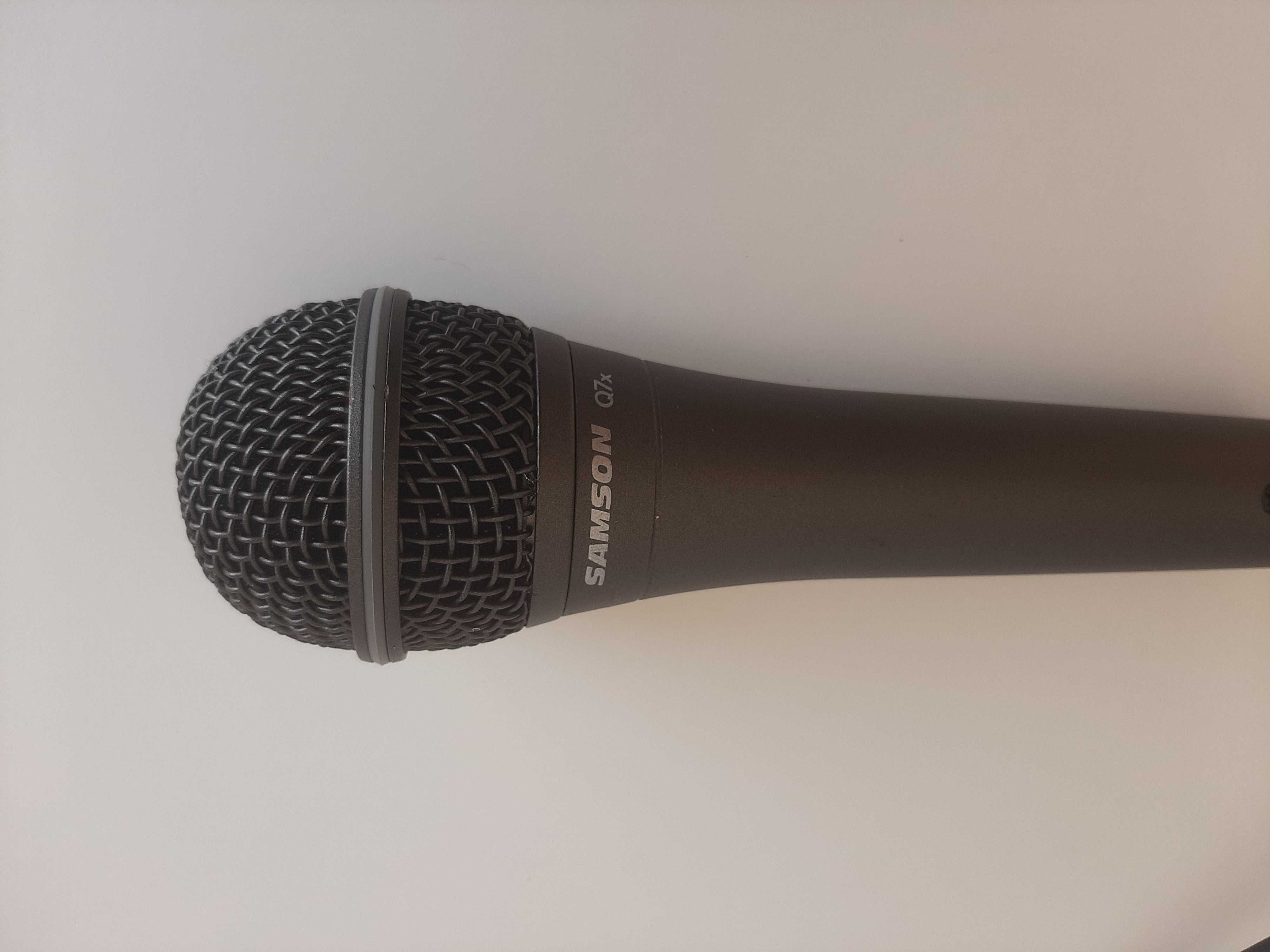 Suporte de microfone e microfone de fio