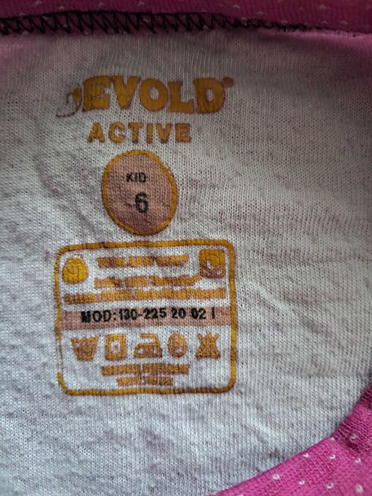 Koszulka termiczna Devold merino wool, longsleeve r. 6 lat, 116