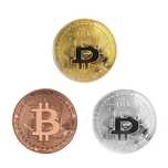 Сувенирная монета Bitcoin Gold / Silver / Bronze