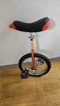 Monocykl czerwony vidaxl 16"