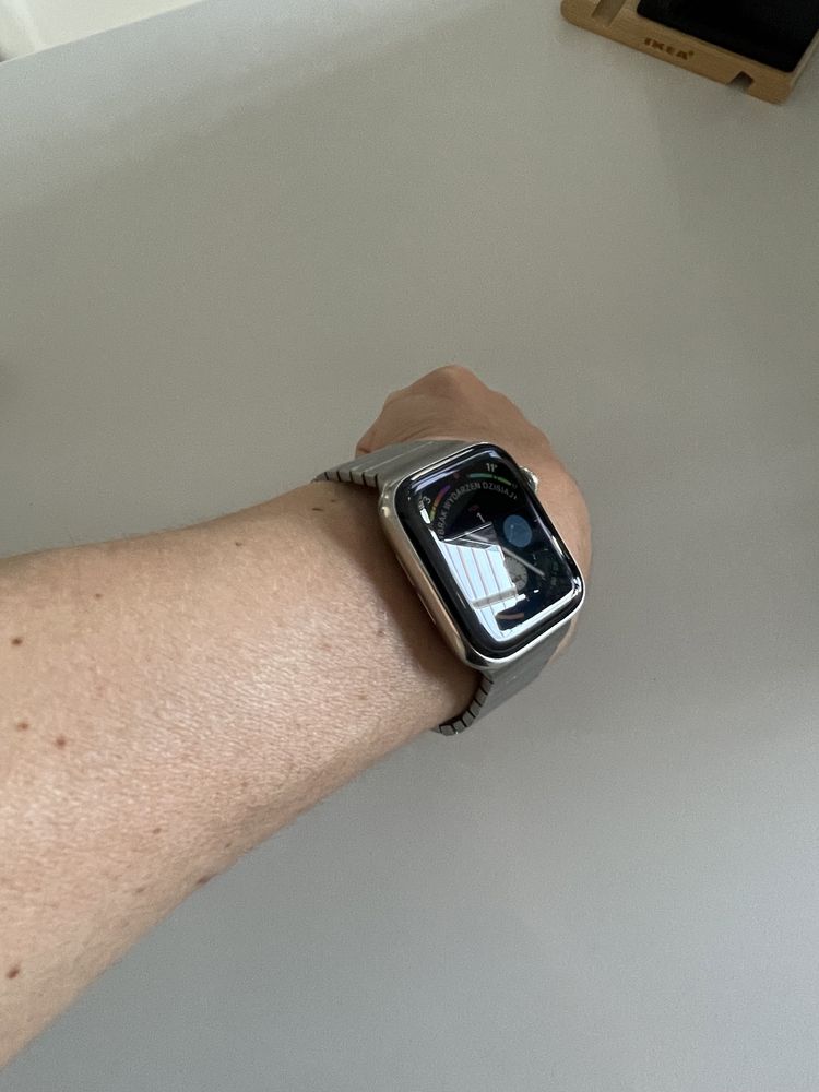 Apple Watch 5 44mm GPS LTE Stalowy srebrny!