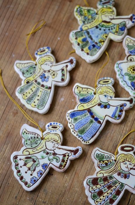 Косівська кераміка "Ангел дударик»