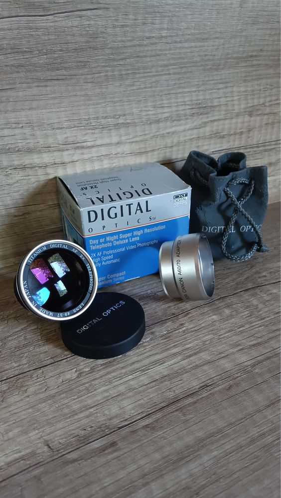 Titanium Digital AF 2X Telephoto Lens 49-37 насадка для фото -відео