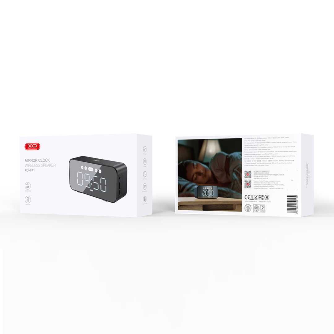 Głośnik Bluetooth XO Z Zegarem/Budzikiem/AUX/Micro SD/ Mocna Bateria !