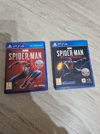 Sprzedam 2 gry na ps4 Spider Man 1 i 2 pl