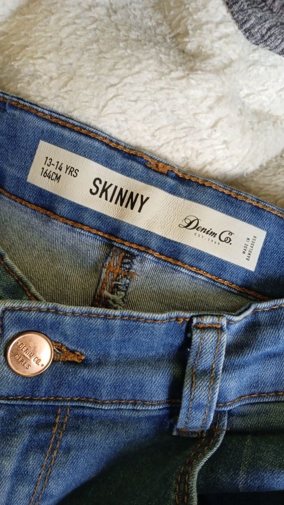 Jeansy spodnie dżinsy rurki Denim co obcisłe elastyczne dopasowane