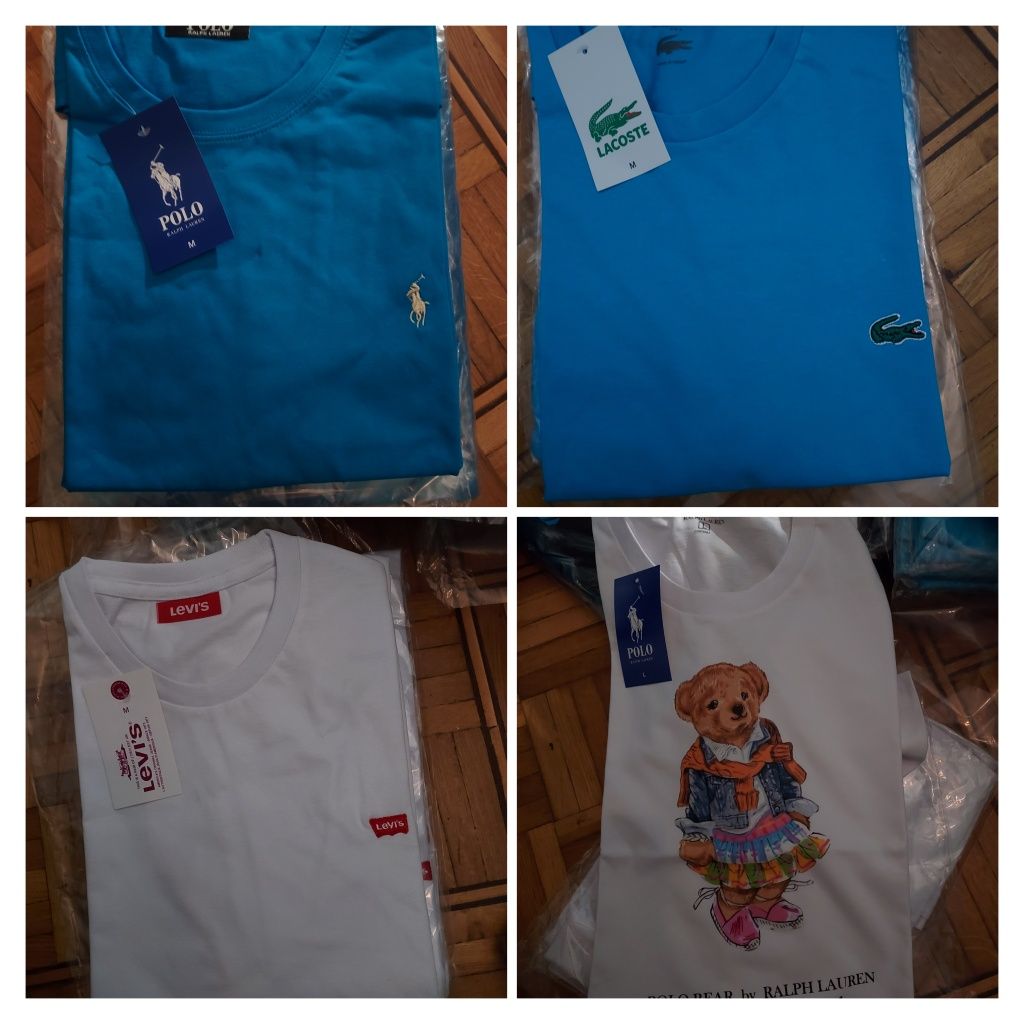 Męskie koszulki premium. Nike. Adidas. Tommy hilfiger. Lacoste
