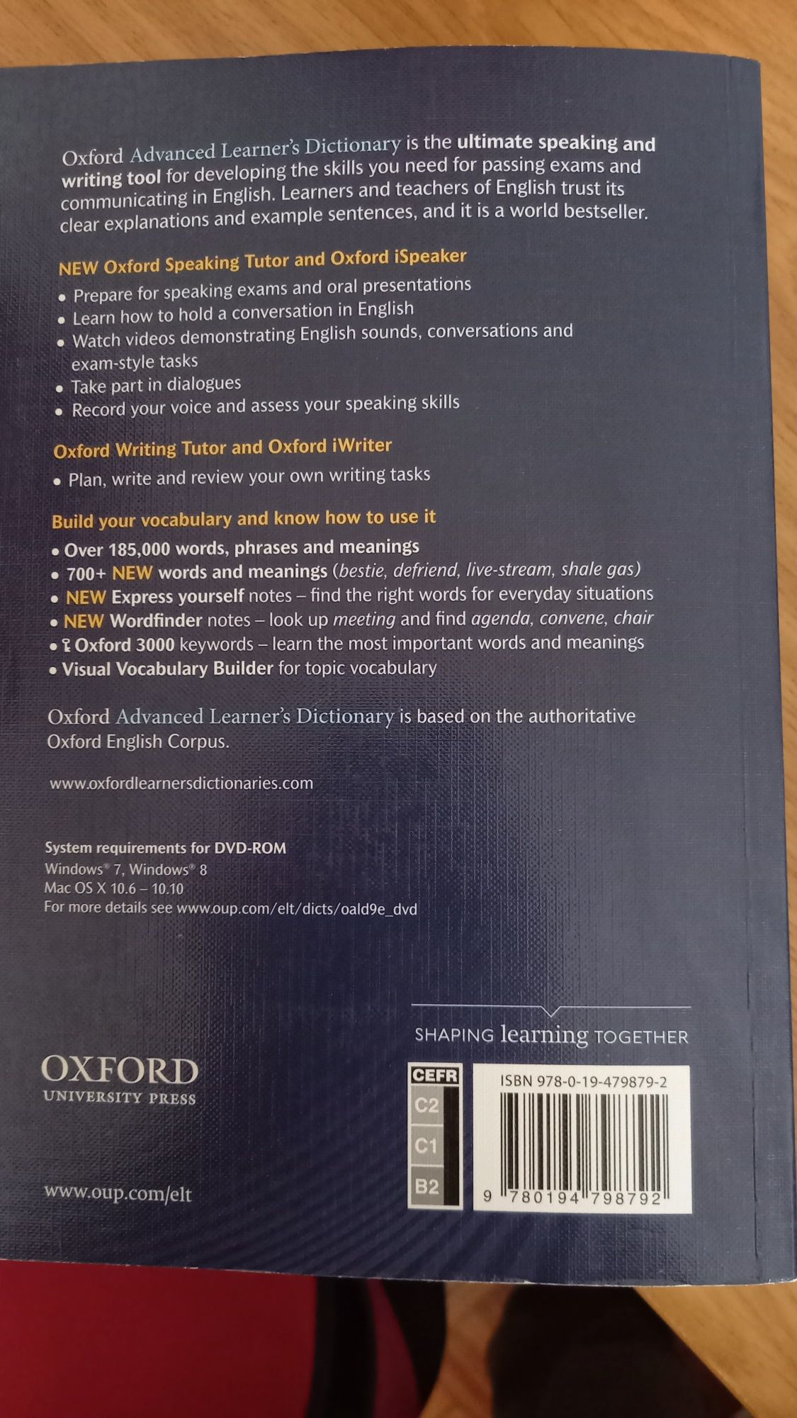 Oxford Advanced Learner's Dictionary