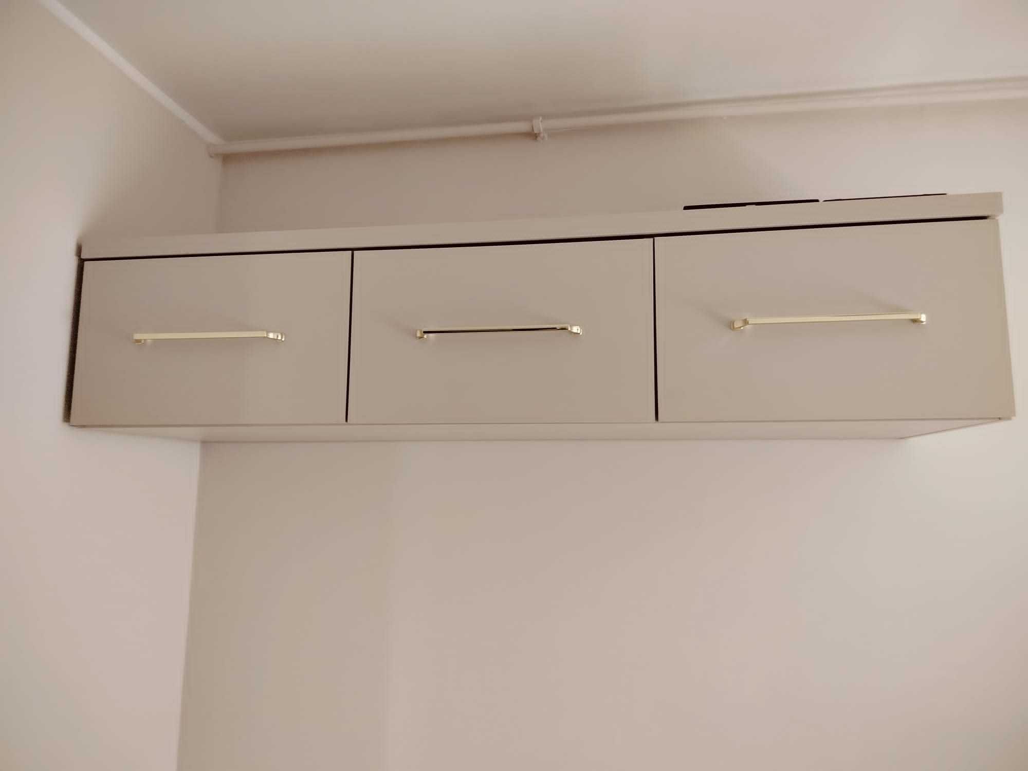 Szafka RTV podwieszana Bari (Bodzio meble) kolor kaszmir 150x42,5x33,3