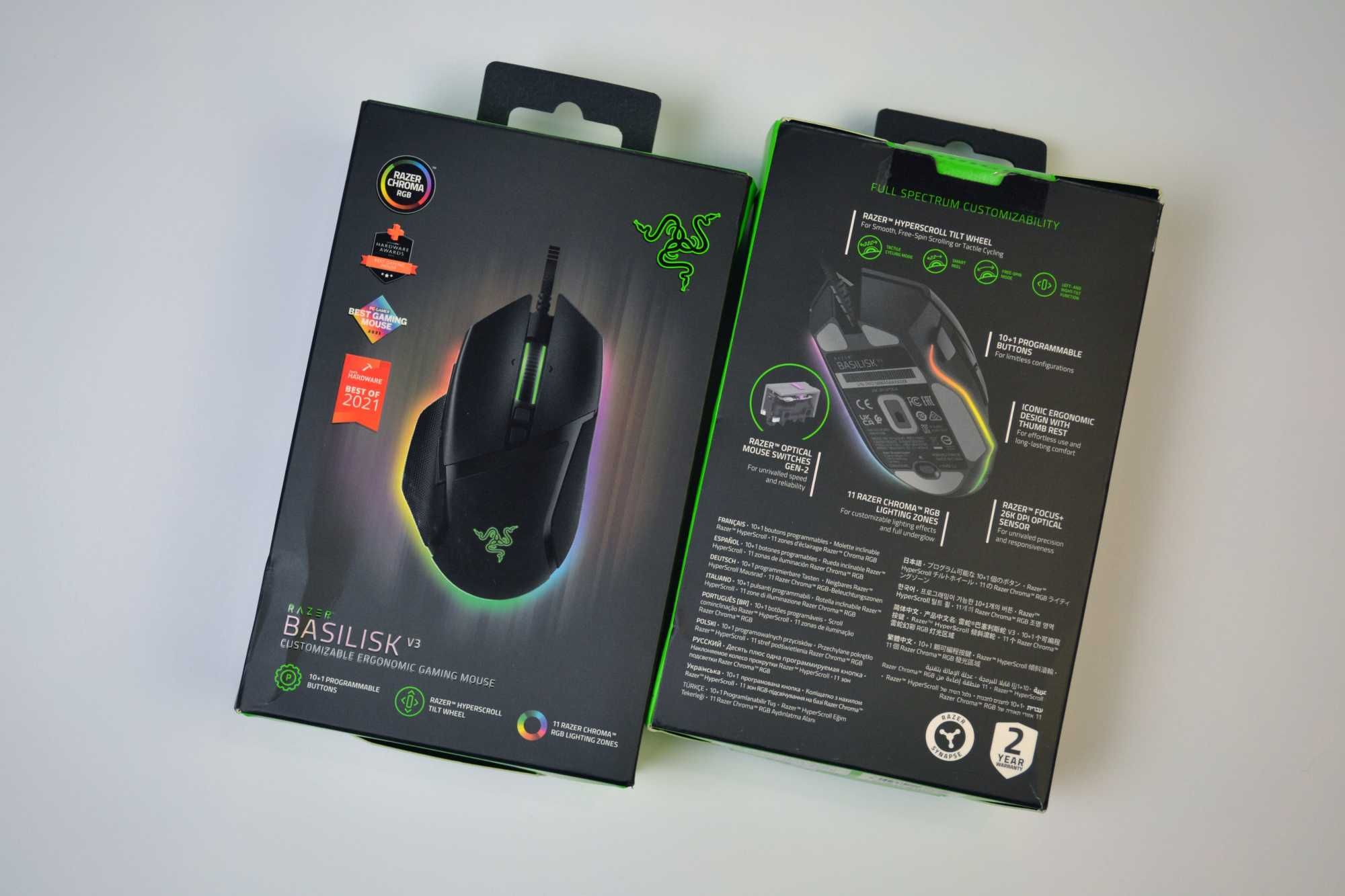 Игровая Мышка Razer Basilisk V3 Новая Оригинал