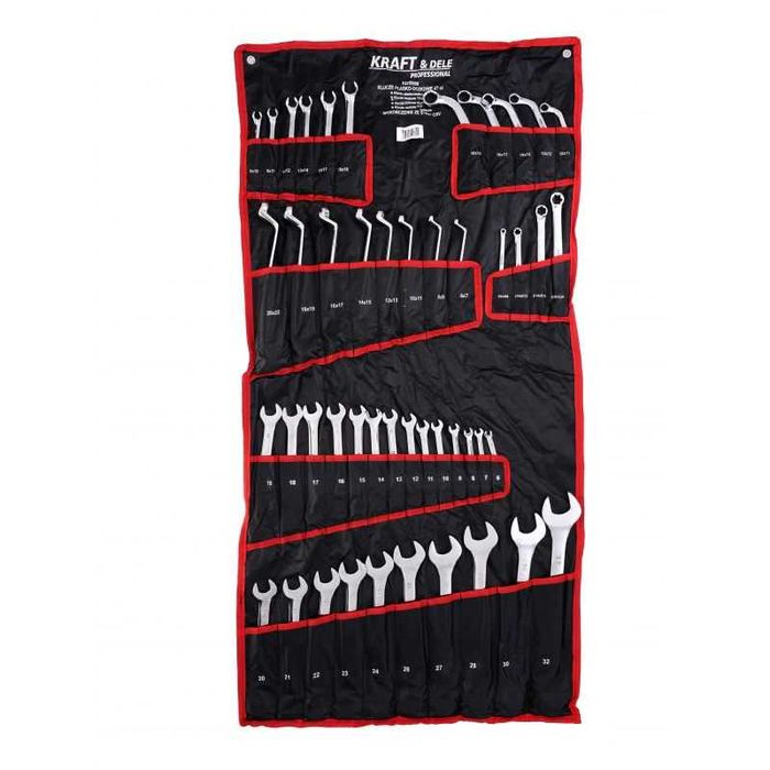 KRAFT&DELE Klucze Płasko-oczkowe Torx Typ C Półotwarte 47El KD10999