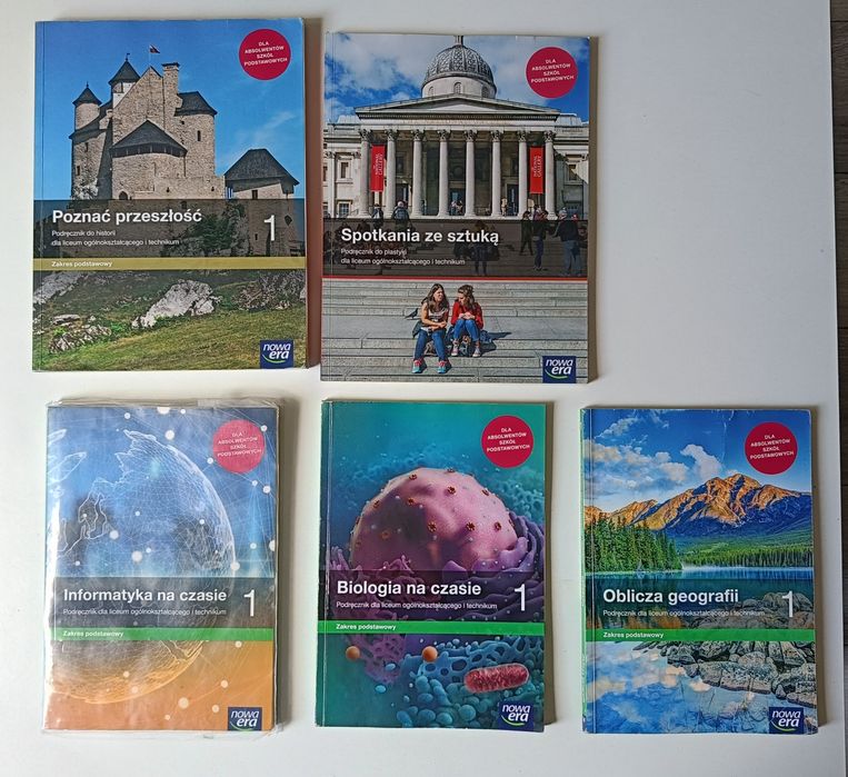 Książki do technikum i liceum klasa 1