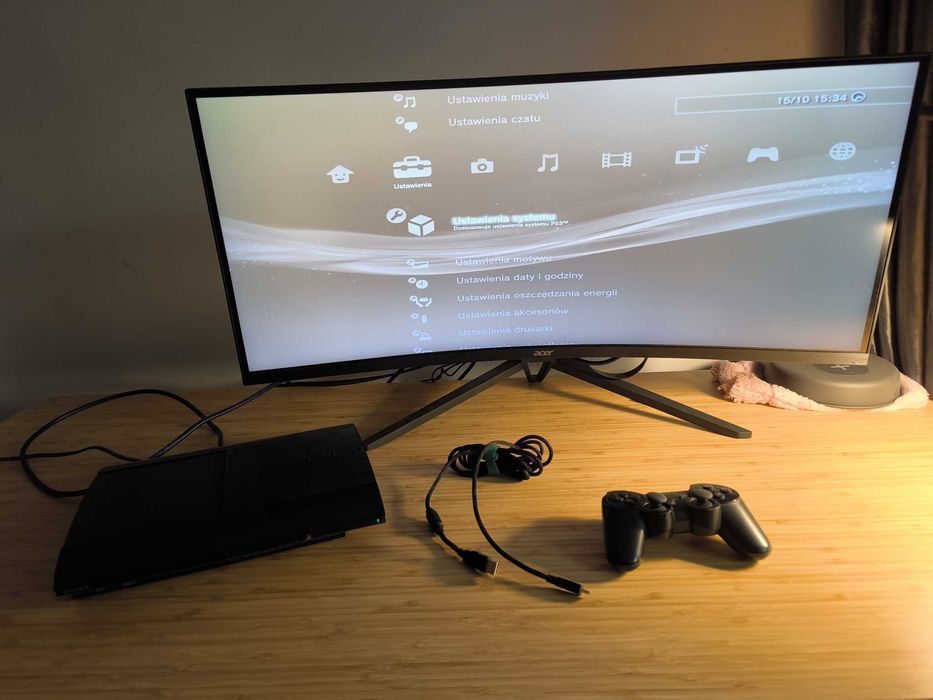 Sony PS3 Super Slim Firmware 4.89 Modowalna + Kontroler