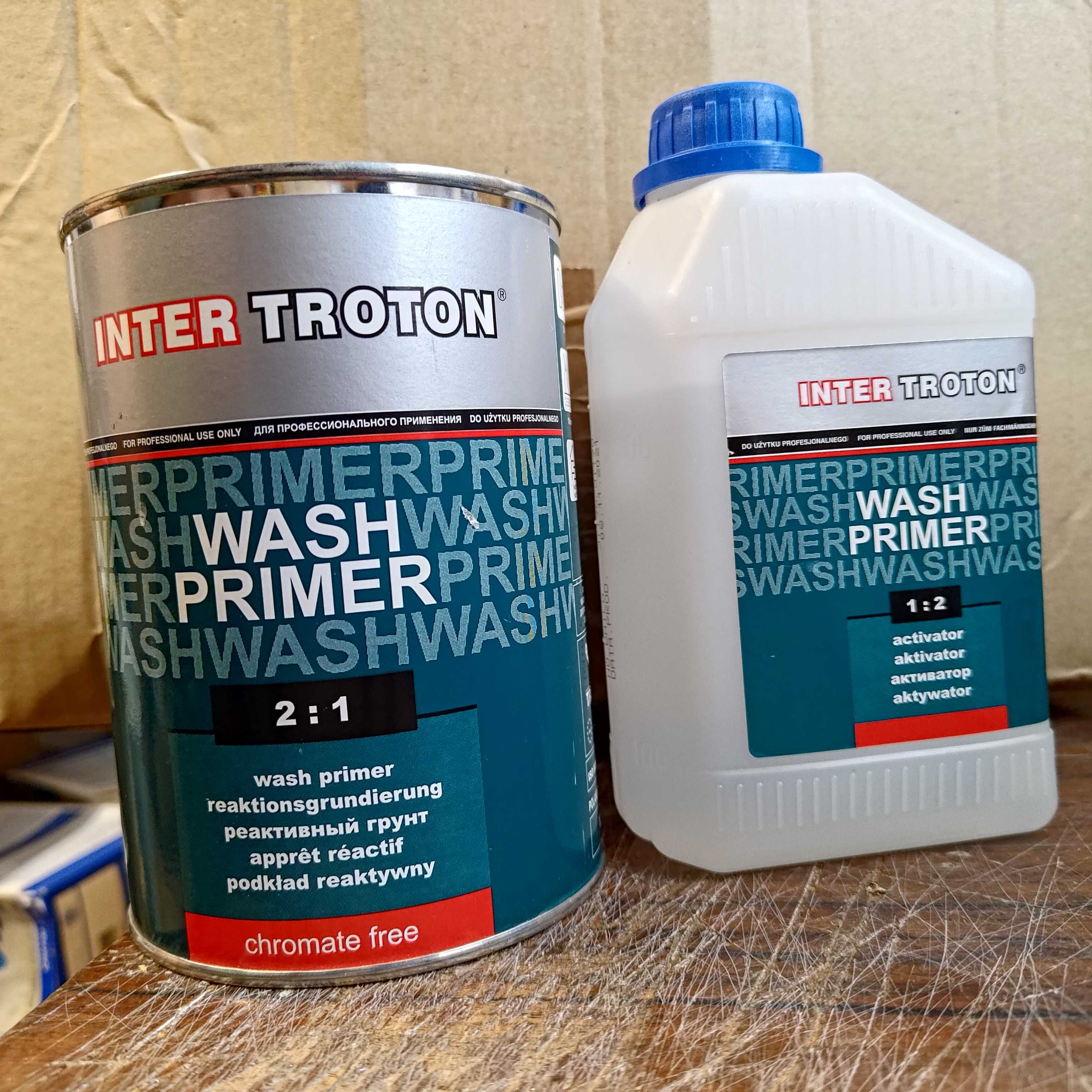 Podkład grunt reaktywny Troton komplet z utwardzaczem WASH PRIMER