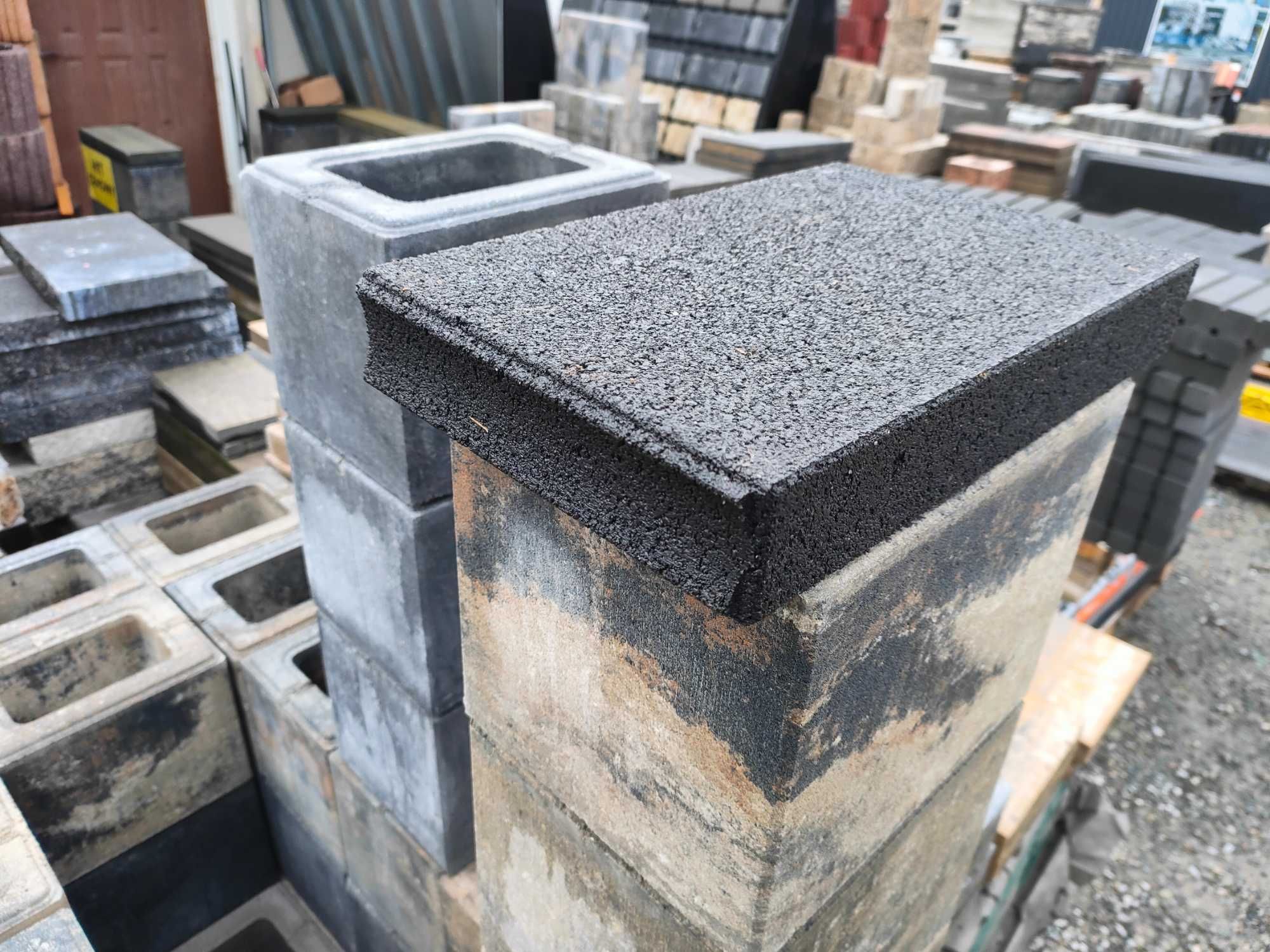 Daszek 33x20x5 cm Przykrywka na słupek ogrodzenie mur płot kapelusz
