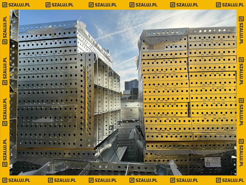 Blaty szalunkowe BAUTEKK stalowy profil ocynk 40kN/m2 sklejka brzozowa