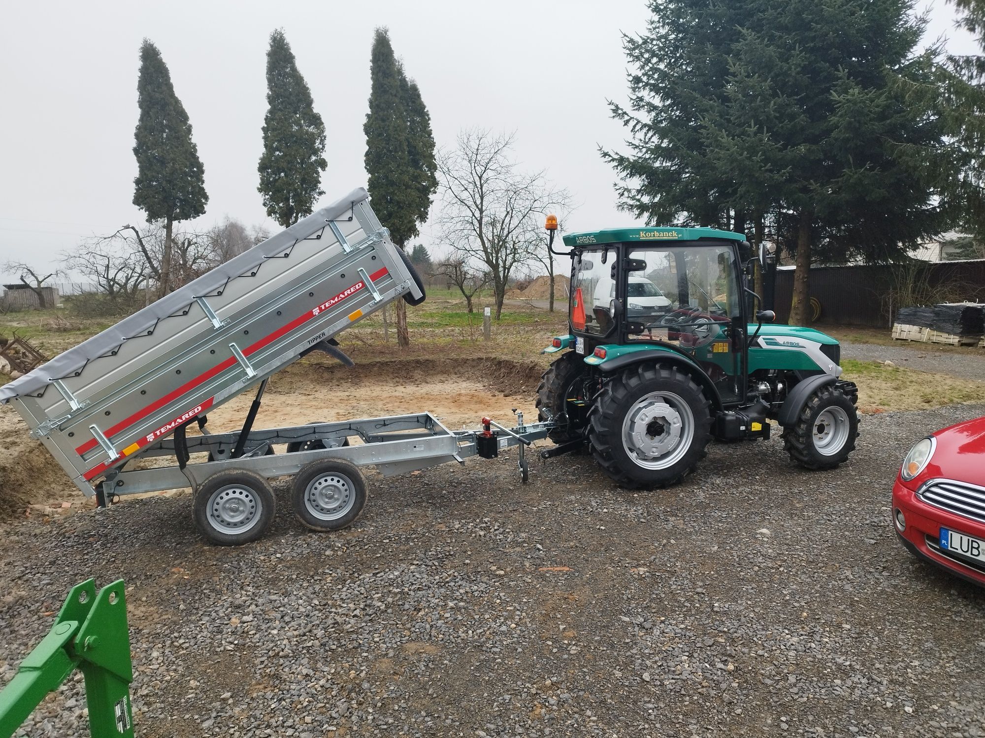 Przyczepa TEMARED TIPPER 2515/2 750Kg