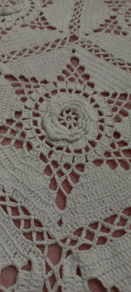 colcha em crochet feitas a mão