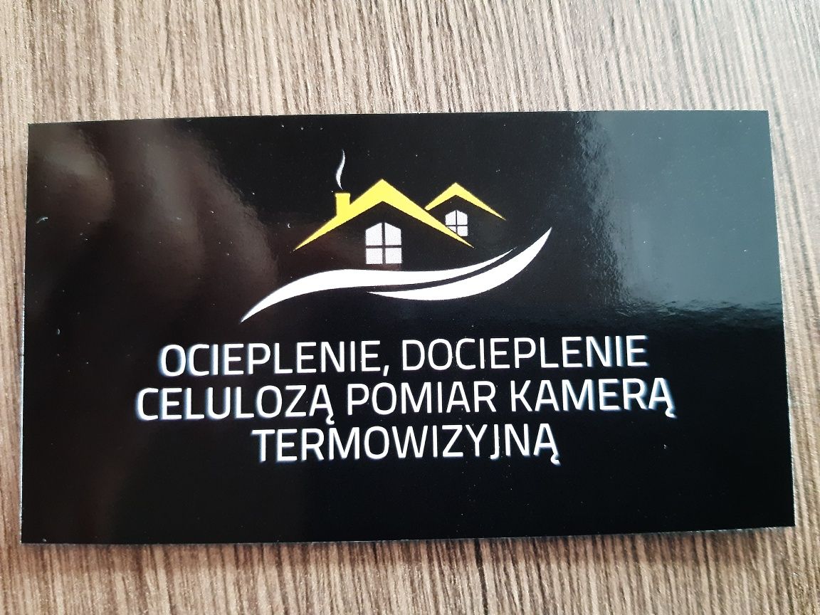 Ocieplenie ,docieplenie celulozą, pomiar kamerą termowizyjną