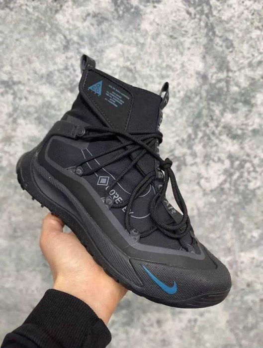 (БЕЗ ПЕРЕДОПЛАТИ)nike acg terra antarktik gore-tex black blue найк асг