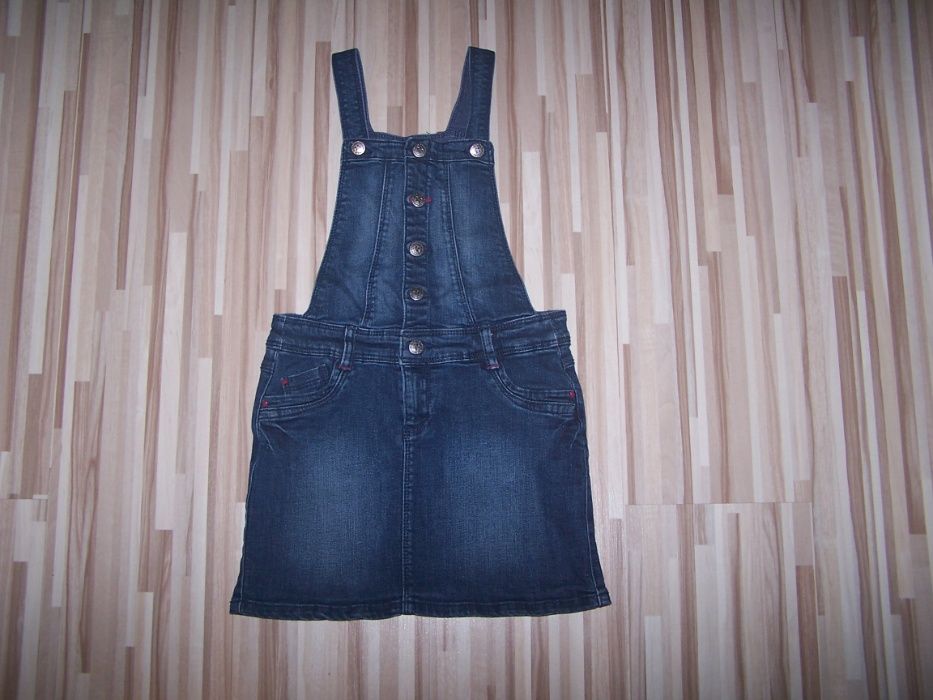 Spódnica ogrodniczka jeansowa Okaidi 110 / 116