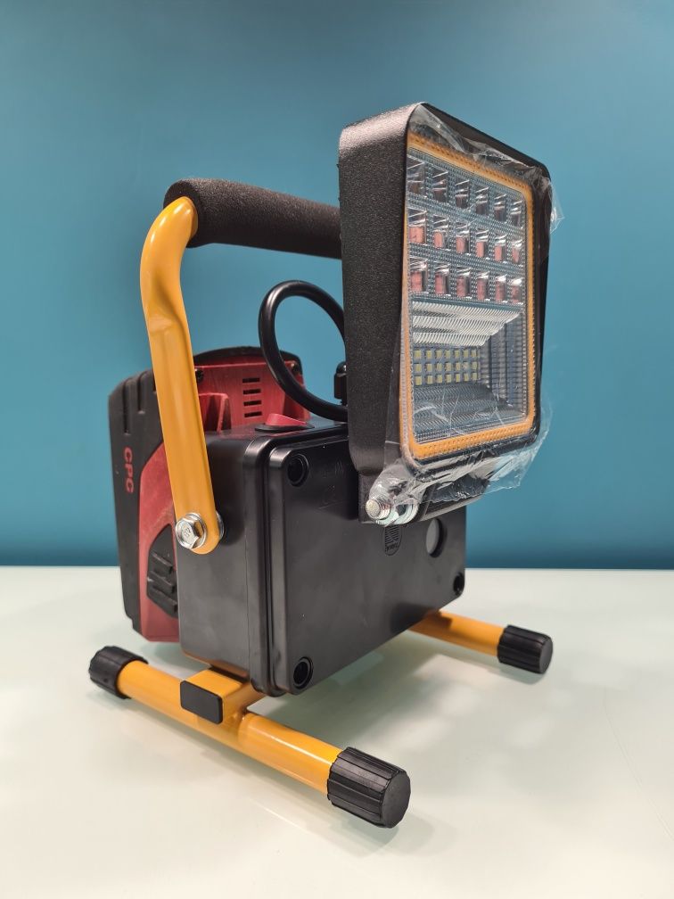 Lampa LED na akumulator HILTI 22V, statyw, zabezpiecznie