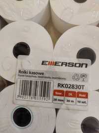Rolki kasowe Emerson RK02830T 28mm szer., 30m dł., 28 sztuk,