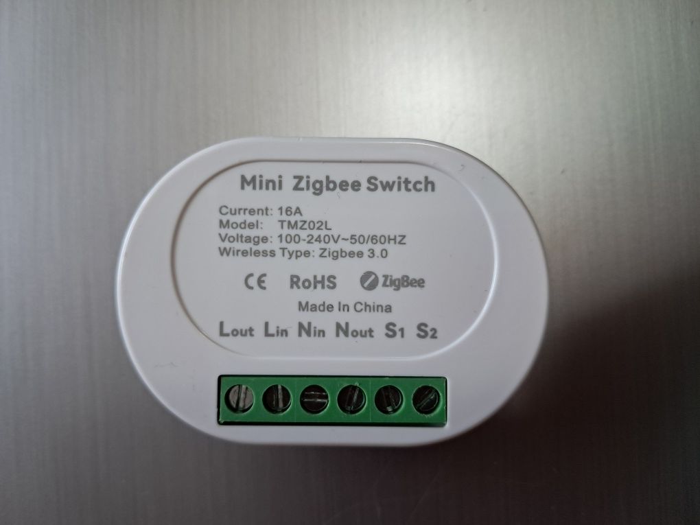 Смарт реле универсальное TMZ02L 16A, ZigBee