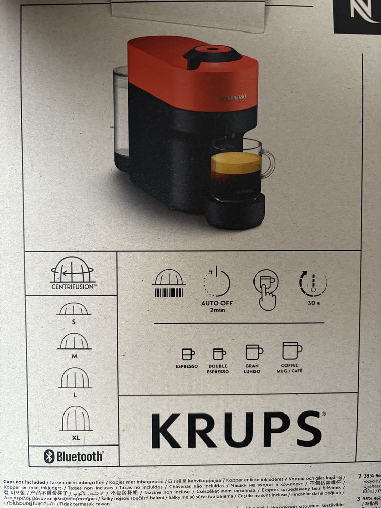 Máquina de café Nespresso Vertuo Pop