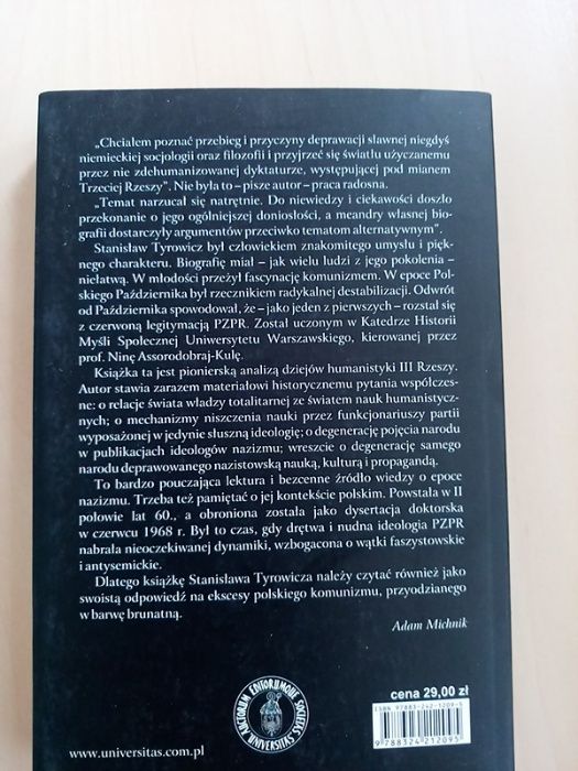 Światło wiedzy zdeprawowanej - Stanisław Tyrowicz (2009, Universitas)