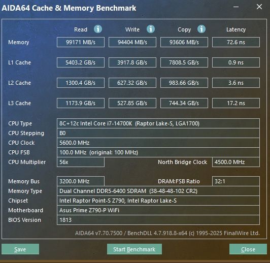 PUSKILL DDR5 16Gbx2 6400MHz Cl38