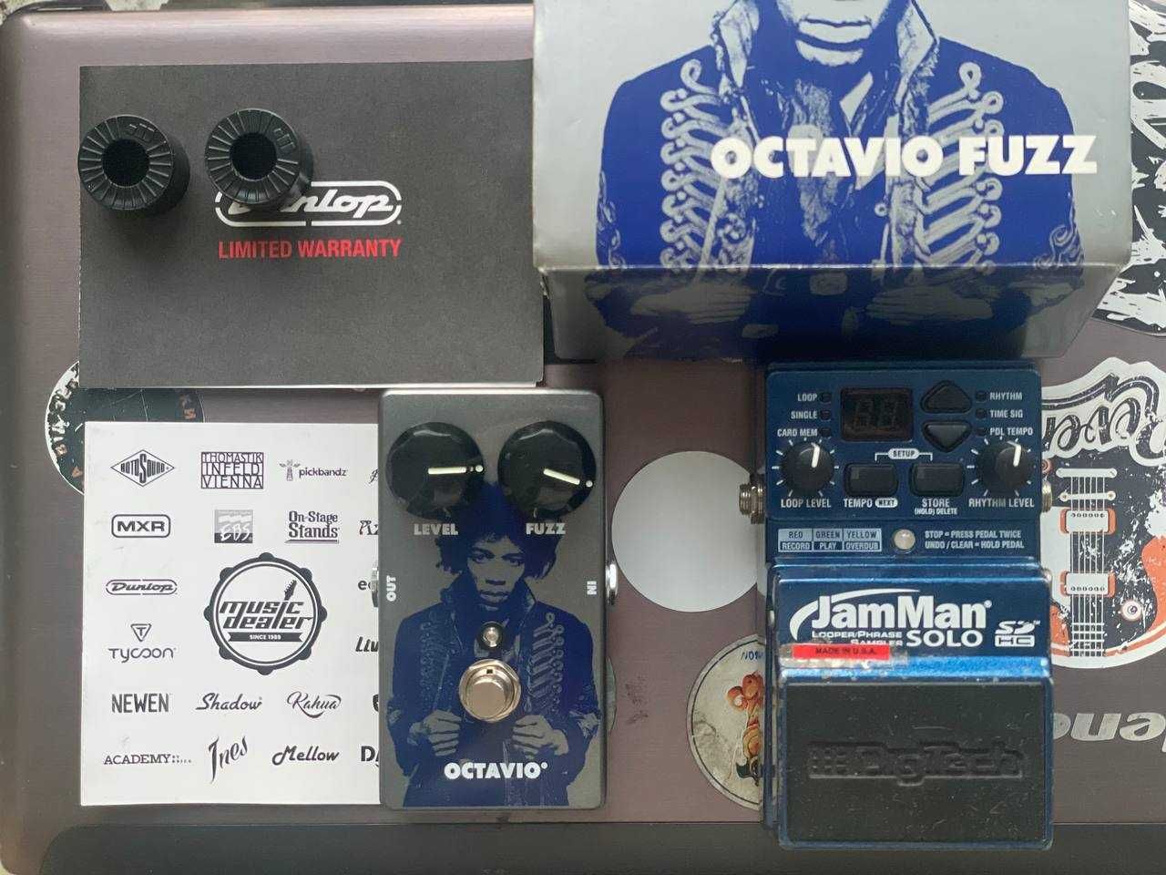 Гітарні педалі ефектів DigiTech JamMan Solo Looper,Dunlop Jimi Hendrix