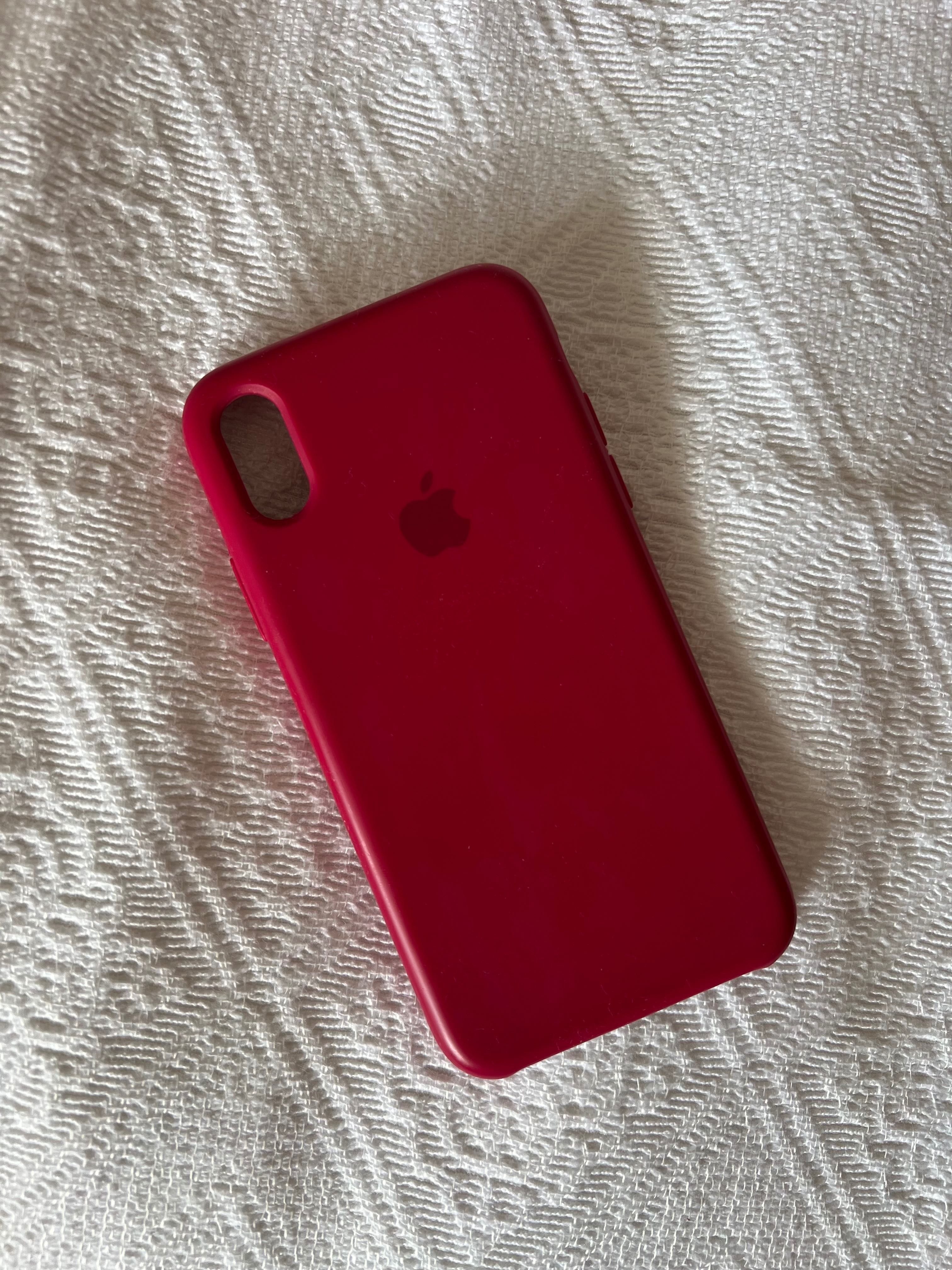 Capa de telemóvel iPhone X bordeaux