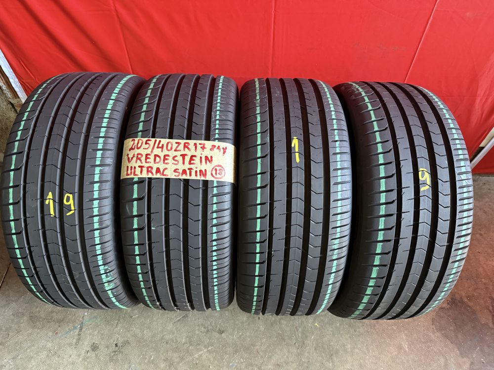 Pneus 205/40/17 Vredestein como novos todos iguais