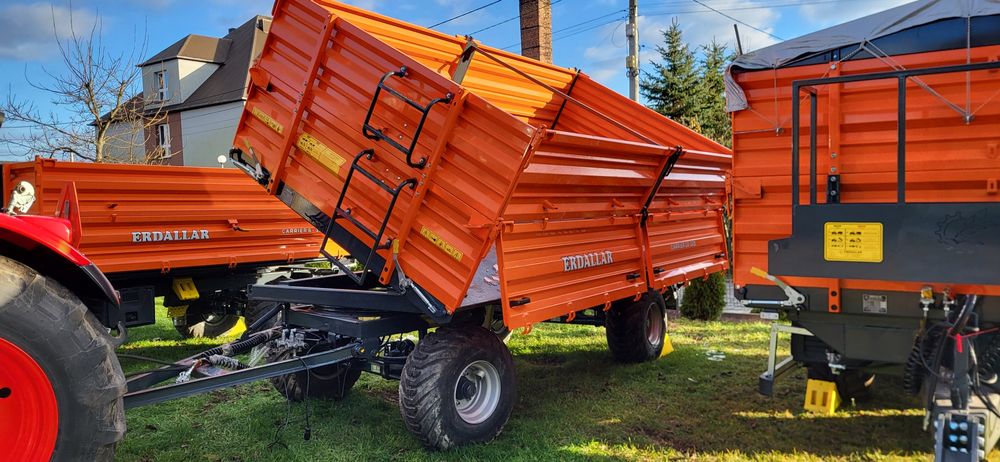 NOWA przyczepa rolnicza dwuosiowa wywrotka trójstronna 10ton oryginał