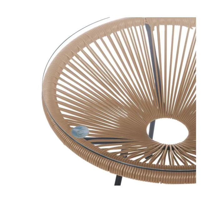 Nowy Zestaw mebli ogrodowych Acapulco 2 krzesła + stolik BEŻ