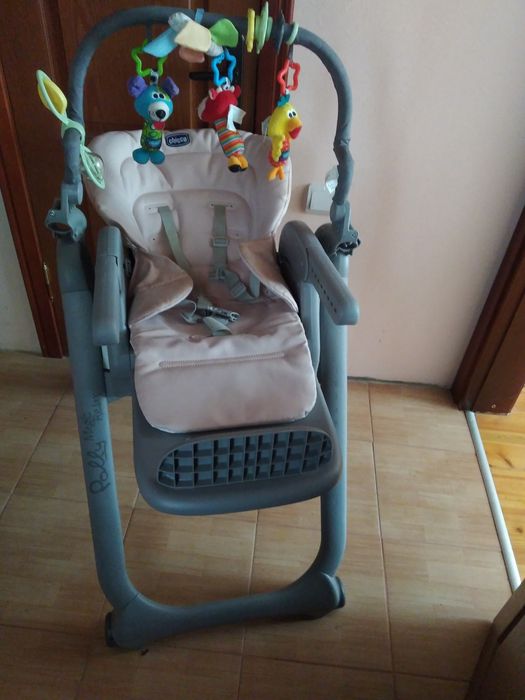 Шезлонг -крісло для годування chicco polly magic relax з 0 міс до 3рок