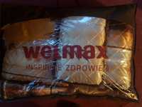 Welmax komplet kołdra poduszki satynowo-wełniana 155x200 nowy